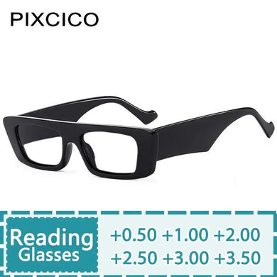 R57186 Ladies Square Anti Blue Light Reading Spectacles Dioptric +0.5~+3.50 Candy Color Small Frame Presbyopic Eyeglass