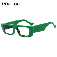 Carica l&#39;immagine nel visualizzatore di Gallery, R57186 Ladies Square Anti Blue Light Reading Spectacles Dioptric +0.5~+3.50 Candy Color Small Frame Presbyopic Eyeglass