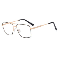 Load image into Gallery viewer, R57288 Metal Reading Glasses Women Trend Square Hollow Out Optical Presbyopic Eyewear Dioptric +50~+300 Men Pilot Eyeglass