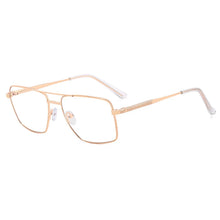 Load image into Gallery viewer, R57288 Metal Reading Glasses Women Trend Square Hollow Out Optical Presbyopic Eyewear Dioptric +50~+300 Men Pilot Eyeglass
