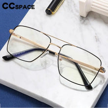 Load image into Gallery viewer, R57288 Metal Reading Glasses Women Trend Square Hollow Out Optical Presbyopic Eyewear Dioptric +50~+300 Men Pilot Eyeglass