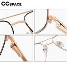 Load image into Gallery viewer, R57288 Metal Reading Glasses Women Trend Square Hollow Out Optical Presbyopic Eyewear Dioptric +50~+300 Men Pilot Eyeglass