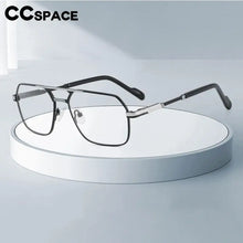 Carica l&#39;immagine nel visualizzatore di Gallery, R57305 Trend Pilot Reading Glasses Metal Spring Hinge Men Women Optical Presbyopic Spectacles Dioptric +50 +100 +300