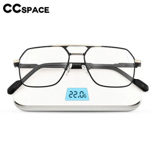 R57305 Trend Pilot Reading Glasses Metal Spring Hinge Men Women Optical Presbyopic Spectacles Dioptric +50 +100 +300