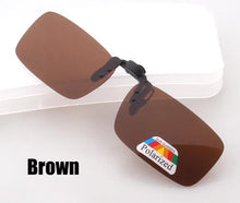 Load image into Gallery viewer, RUI HAO EYEWEAR Brand Small Clip on Sunglasses Polarized Sun Glasses Driving Eyeglasses Grey Brown Yellow Clip on Sunglasses