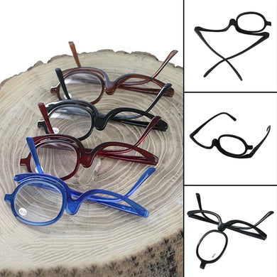 Reading Glasses Rotatable Folding Single Frame Lightweight Collapsible Eyeglasses For Men Women SEC88