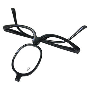 Reading Glasses Rotatable Folding Single Frame Lightweight Collapsible Eyeglasses For Men Women SEC88