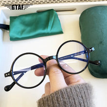 Load image into Gallery viewer, Reading Glasses Women Men  Blue Light Vintage Presbyopic Glasses Round Ultralight Farsighted Eyewear +1.0 +1.5 +2.0 +2.5 To +4.0