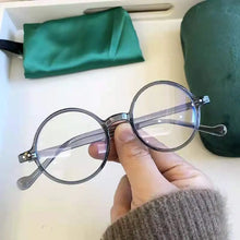 Load image into Gallery viewer, Reading Glasses Women Men  Blue Light Vintage Presbyopic Glasses Round Ultralight Farsighted Eyewear +1.0 +1.5 +2.0 +2.5 To +4.0