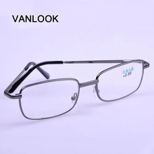 Load image into Gallery viewer, Reading Glasses for Men +1.00 +1.50 +2.00 +2.50 +3.00 +3.50 +4.00 Spectacles for Farsight Gafas de Lectura Gunmetal Grey