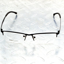 Load image into Gallery viewer, Rectangle Half-rim Titanium Alloy Simple Business Style Men Black Color Optical Glasses Frame Eyeglasses Eyeframe Eyewear