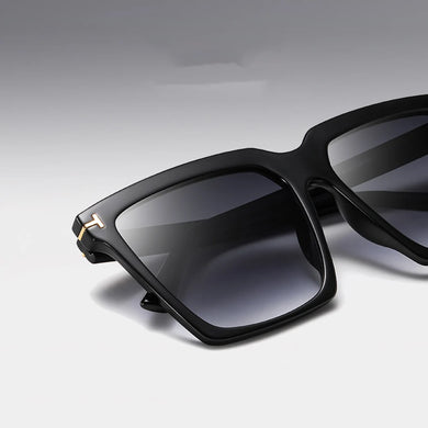 Rectangle TR90 Retro Polarized Sun Glasses Polarized Mirror Sunglasses Custom Made Myopia Minus Prescription Lens -1 To -6