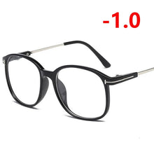 Load image into Gallery viewer, Retro Big Frame Oversized Finished Myopia Eyeglasses Women Men Eye Glasses Short-sighted Spectacle  -1.0 -1.5 -2.0 -2.5 To -6.0