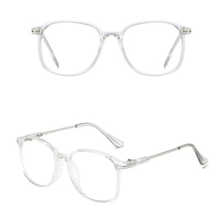 Retro Big Frame Oversized Finished Myopia Eyeglasses Women Men Eye Glasses Short-sighted Spectacle  -1.0 -1.5 -2.0 -2.5 To -6.0