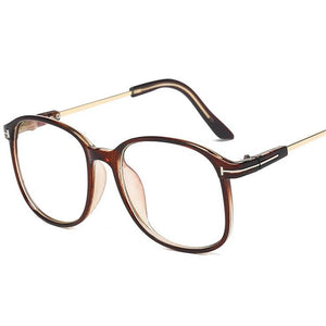 Retro Big Frame Oversized Finished Myopia Eyeglasses Women Men Eye Glasses Short-sighted Spectacle  -1.0 -1.5 -2.0 -2.5 To -6.0