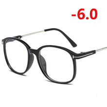 Load image into Gallery viewer, Retro Big Frame Oversized Finished Myopia Eyeglasses Women Men Eye Glasses Short-sighted Spectacle  -1.0 -1.5 -2.0 -2.5 To -6.0