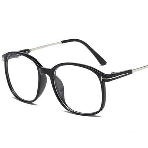 Retro Big Frame Oversized Finished Myopia Eyeglasses Women Men Eye Glasses Short-sighted Spectacle  -1.0 -1.5 -2.0 -2.5 To -6.0