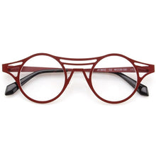 Load image into Gallery viewer, Retro Cat Eye Glasses Frame Personality Hand-Made Irregular Frame Men Women Top Grade Metal Eyewear