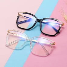 Load image into Gallery viewer, Retro Fashion Female Square Eyeglasse Frame   Full Rim Cat Eye Stylish UV400 Prescription Eyewear Spectacles 오버사이즈 안경
