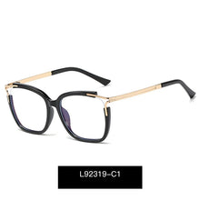 Load image into Gallery viewer, Retro Fashion Female Square Eyeglasse Frame   Full Rim Cat Eye Stylish UV400 Prescription Eyewear Spectacles 오버사이즈 안경