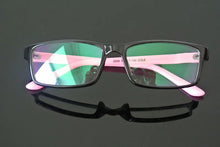 Load image into Gallery viewer, Retro  Pink Eyeglass Frames Full Rim Man Women computer uv400 clear lens Glasses Eyewear myopia Rx able