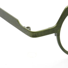 Load image into Gallery viewer, Retro Geometric Men Titanium Glasses Frames Round Women Metal Eyeglasses Optical Spectacles Green Fashion Square Rx Eyewear Blue