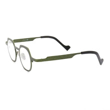 Load image into Gallery viewer, Retro Geometric Men Titanium Glasses Frames Round Women Metal Eyeglasses Optical Spectacles Green Fashion Square Rx Eyewear Blue