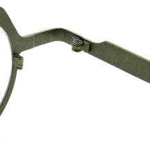 Load image into Gallery viewer, Retro Geometric Men Titanium Glasses Frames Round Women Metal Eyeglasses Optical Spectacles Green Fashion Square Rx Eyewear Blue