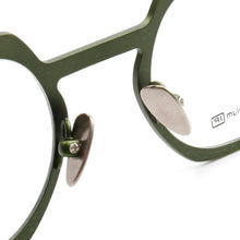 Load image into Gallery viewer, Retro Geometric Men Titanium Glasses Frames Round Women Metal Eyeglasses Optical Spectacles Green Fashion Square Rx Eyewear Blue