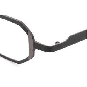 Retro Men Square Glasses Frame Women Optical Eyeglass Frame Pure Titanium Light Metal Octagon Rectangular Prescription Spectacle