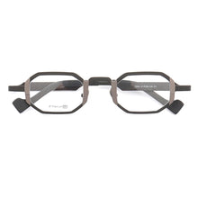 Load image into Gallery viewer, Retro Men Square Glasses Frame Women Optical Eyeglass Frame Pure Titanium Light Metal Octagon Rectangular Prescription Spectacle