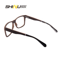 Load image into Gallery viewer, Retro Myopia Glasses Frames Brand Men Women Eyeglasses Optical Spectacle Glasses Oculos de grau black walnut frame expensive F1