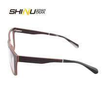 Load image into Gallery viewer, Retro Myopia Glasses Frames Brand Men Women Eyeglasses Optical Spectacle Glasses Oculos de grau black walnut frame expensive F1