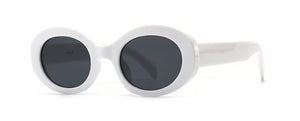 Retro Oval Women's Sunglasses  Popular Black Sunglasses Female ins Small Trends Shades Glases For Women UV400