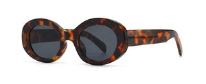 Retro Oval Women's Sunglasses  Popular Black Sunglasses Female ins Small Trends Shades Glases For Women UV400