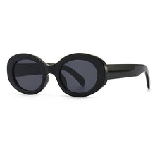 Carica l&#39;immagine nel visualizzatore di Gallery, Retro Oval Women&#39;s Sunglasses  Popular Black Sunglasses Female ins Small Trends Shades Glases For Women UV400