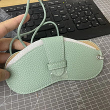 Load image into Gallery viewer, Retro PU Leather Glasses Bag Portable Myopia Frame Protector Simple Hanging Neck Wrist Sunglasses Case Storage Box