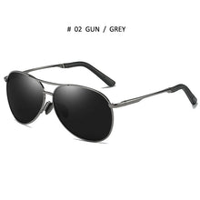 Load image into Gallery viewer, Retro Polarized Sunglasses Men  Car Driving Glasses Metal Eyewear UV400 Lentes De Sol Hombre