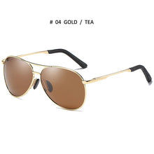 Load image into Gallery viewer, Retro Polarized Sunglasses Men  Car Driving Glasses Metal Eyewear UV400 Lentes De Sol Hombre