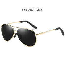 Load image into Gallery viewer, Retro Polarized Sunglasses Men  Car Driving Glasses Metal Eyewear UV400 Lentes De Sol Hombre