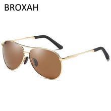 Load image into Gallery viewer, Retro Polarized Sunglasses Men  Car Driving Glasses Metal Eyewear UV400 Lentes De Sol Hombre