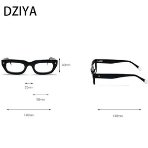 Retro Rectangle Punk Acetate Optical Glasses Frames Men Women  Reading Eyeglasses Customized Prescription Glasses 60792