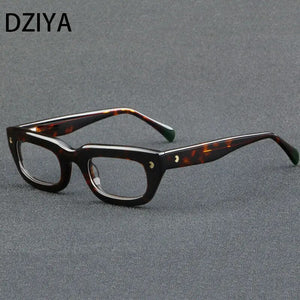 Retro Rectangle Punk Acetate Optical Glasses Frames Men Women  Reading Eyeglasses Customized Prescription Glasses 60792