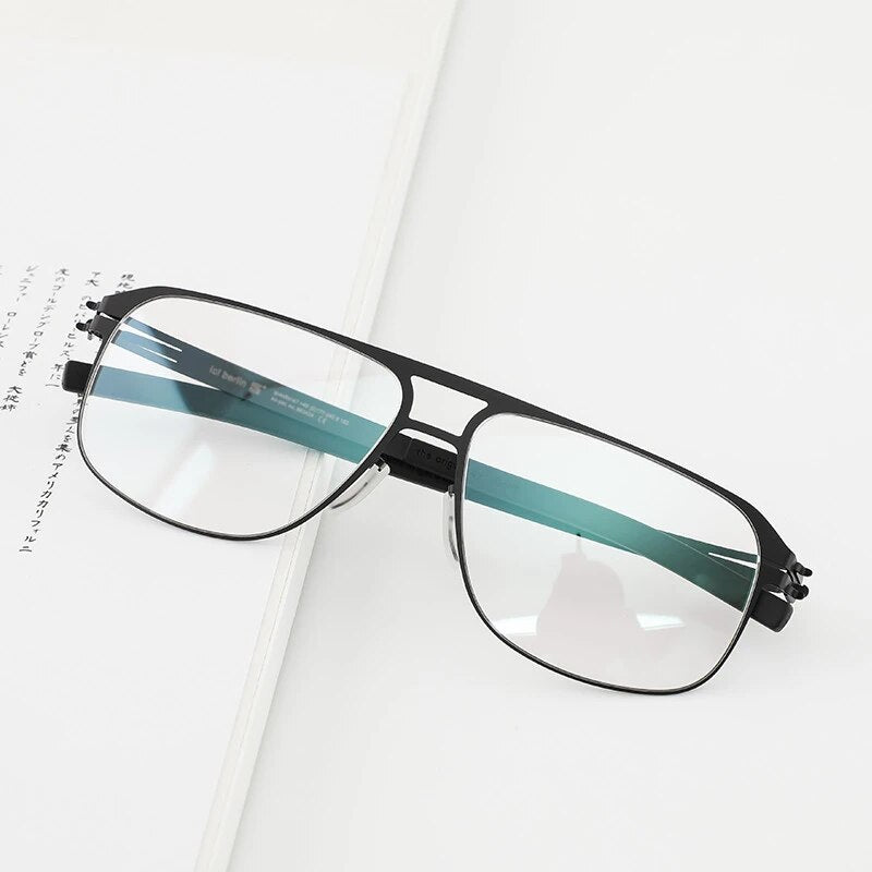 Retro Rectangular Eyeglasses For Men Optical Prescription Gradient Reading Glasses Frame For Women   Fashion Brand Eyewear IC