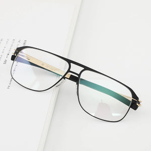 Retro Rectangular Eyeglasses For Men Optical Prescription Gradient Reading Glasses Frame For Women   Fashion Brand Eyewear IC