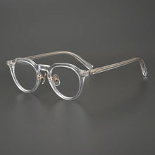Load image into Gallery viewer, Retro Round Acetate Optical Glasses Frame Men Vintage Myopia Prescription Eyeglasses Women Japanese Handmade Luxury Eyewear KC75