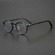 Load image into Gallery viewer, Retro Round Acetate Optical Glasses Frame Men Vintage Myopia Prescription Eyeglasses Women Japanese Handmade Luxury Eyewear KC75