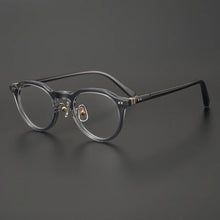 Load image into Gallery viewer, Retro Round Acetate Optical Glasses Frame Men Vintage Myopia Prescription Eyeglasses Women Japanese Handmade Luxury Eyewear KC75