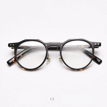 Load image into Gallery viewer, Retro Round Acetate Optical Glasses Frames Men Women  Computer Eyeglasses 50694