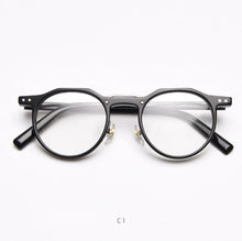 Load image into Gallery viewer, Retro Round Acetate Optical Glasses Frames Men Women  Computer Eyeglasses 50694